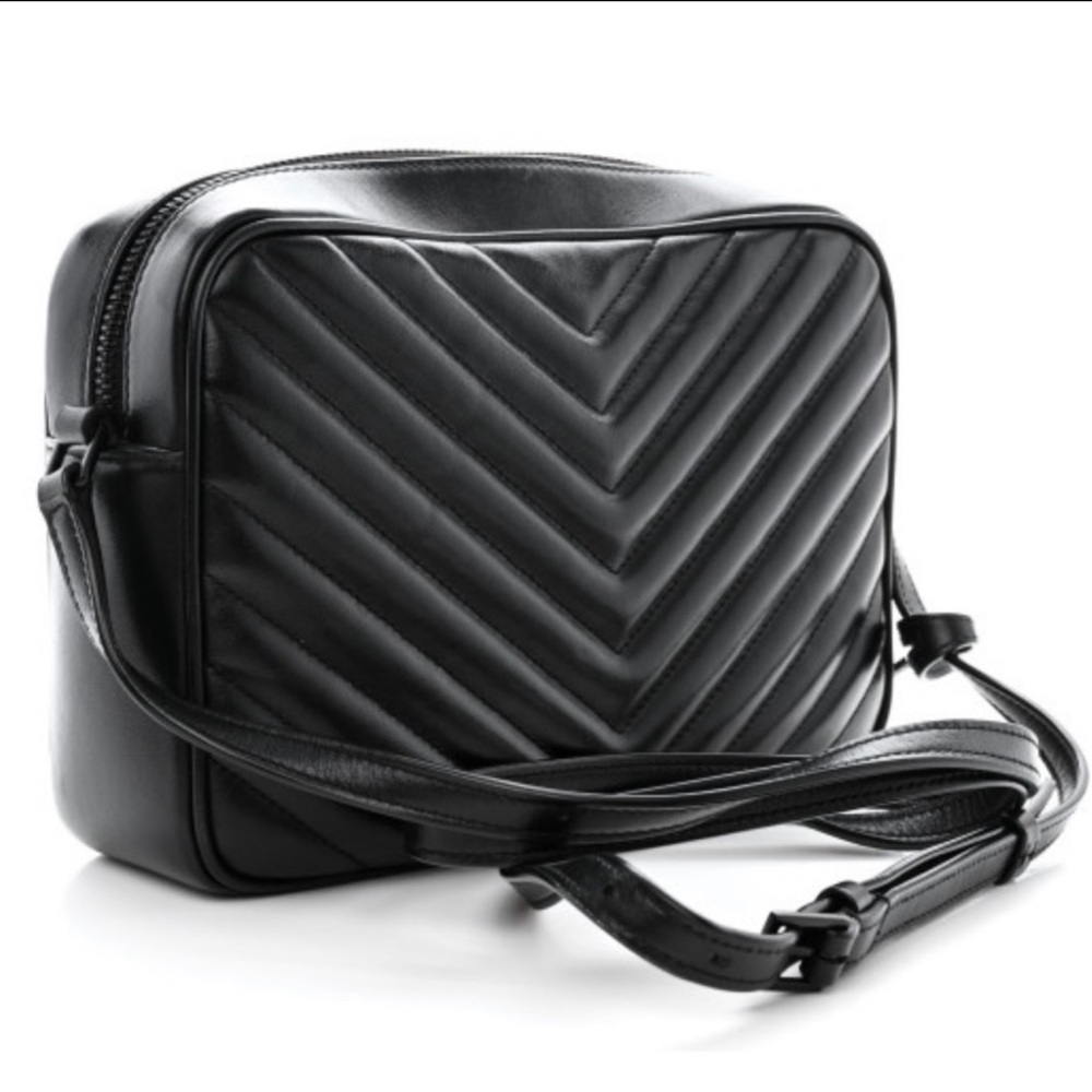 Yves Saint Laurent Lou Mattelassé Medium Camera Bag w/ Tassels - Picture 9 of 9